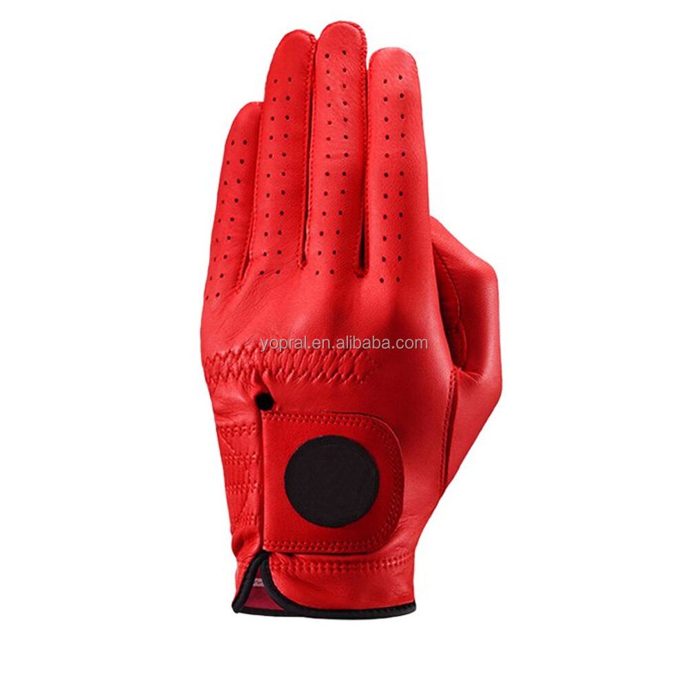 Premium all-weather sheepskin golf gloves with enhanced grip technology for right-hand golfers